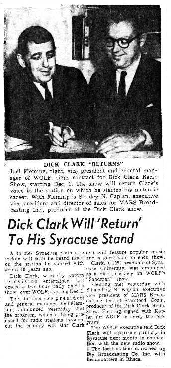 Syracuse Post Standard 10/19/62