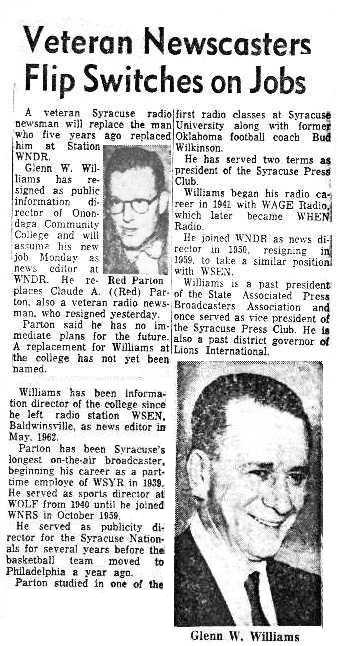 Syracuse Post Standard 3/14/64